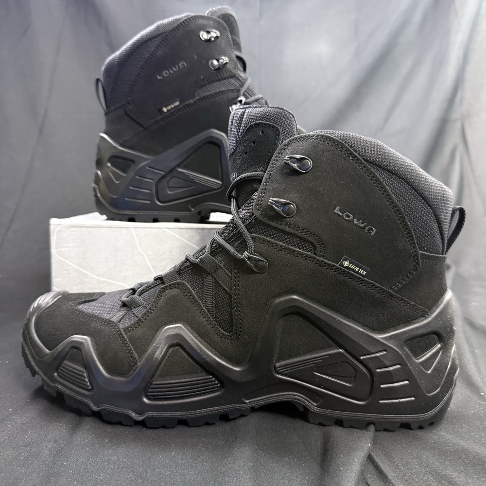 Lowa Zephyr GTX MID TF Boots Men's 14 310537 Black Military Tactical Outdoor